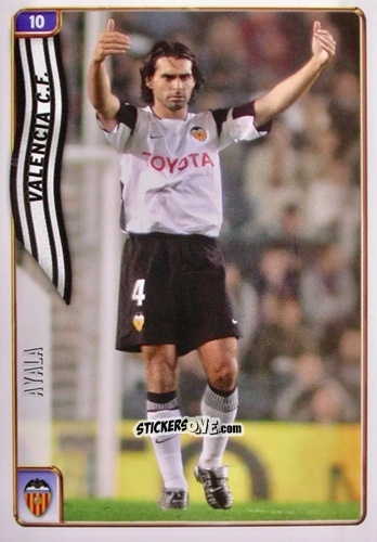Figurina Ayala - Las Fichas De La Liga 2004-2005 n. 10 - Mundicromo