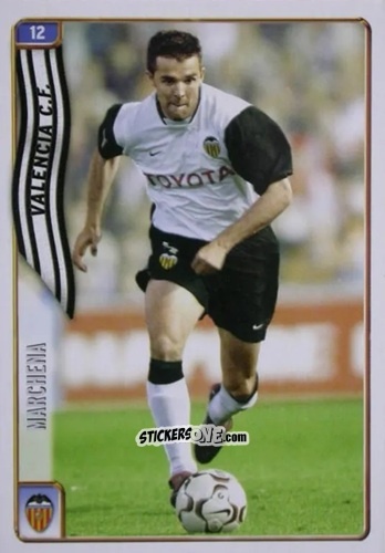Sticker Marchena - Las Fichas De La Liga 2004-2005 n. 12 - Mundicromo