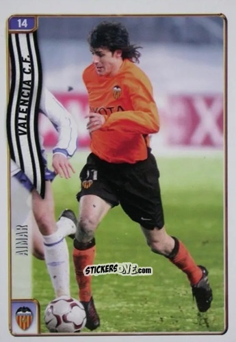 Cromo Aimar - Las Fichas De La Liga 2004-2005 n. 14 - Mundicromo