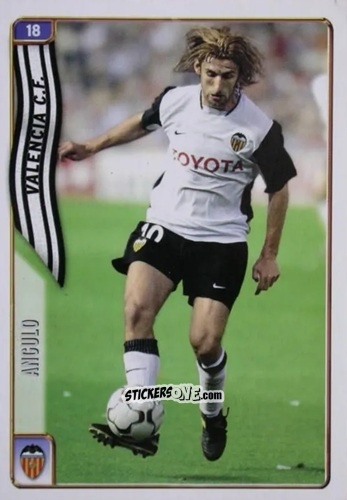 Cromo Angulo - Las Fichas De La Liga 2004-2005 n. 18 - Mundicromo