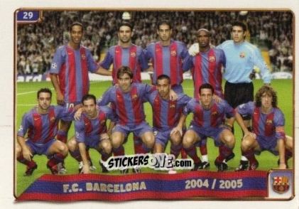 Sticker Plantilla - Las Fichas De La Liga 2004-2005 n. 29 - Mundicromo