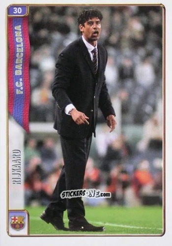 Cromo Frank Rijkaard - Las Fichas De La Liga 2004-2005 n. 30 - Mundicromo
