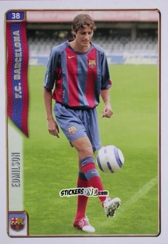 Figurina Edmilson - Las Fichas De La Liga 2004-2005 n. 38 - Mundicromo