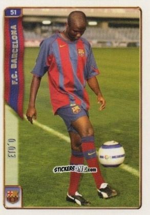 Sticker Eto'o - Las Fichas De La Liga 2004-2005 n. 51 - Mundicromo