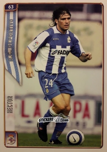 Cromo Hector - Las Fichas De La Liga 2004-2005 n. 63 - Mundicromo