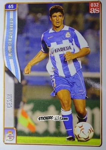 Sticker Cesar - Las Fichas De La Liga 2004-2005 n. 65 - Mundicromo
