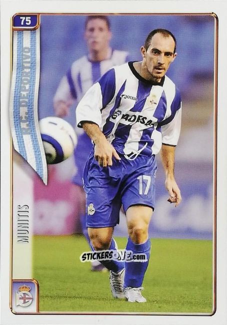 Figurina Munitis - Las Fichas De La Liga 2004-2005 n. 75 - Mundicromo