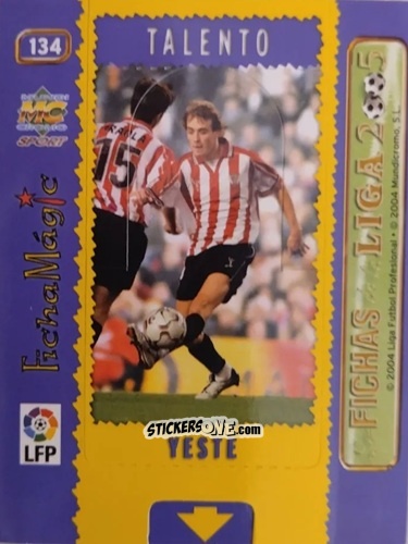 Sticker Yeste - Las Fichas De La Liga 2004-2005 n. 134 - Mundicromo