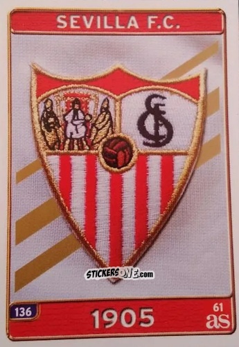 Figurina Escudo - Las Fichas De La Liga 2004-2005 n. 136 - Mundicromo