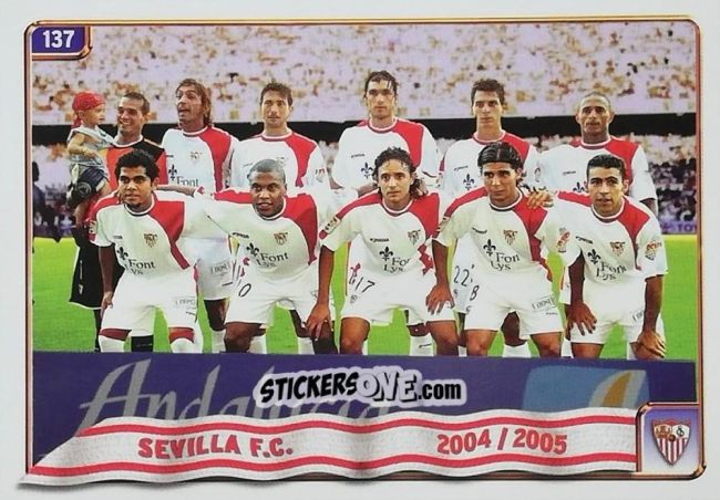 Cromo Plantilla - Las Fichas De La Liga 2004-2005 n. 137 - Mundicromo