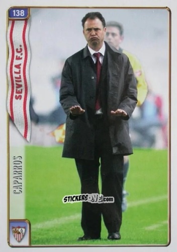 Cromo Caparrós - Las Fichas De La Liga 2004-2005 n. 138 - Mundicromo