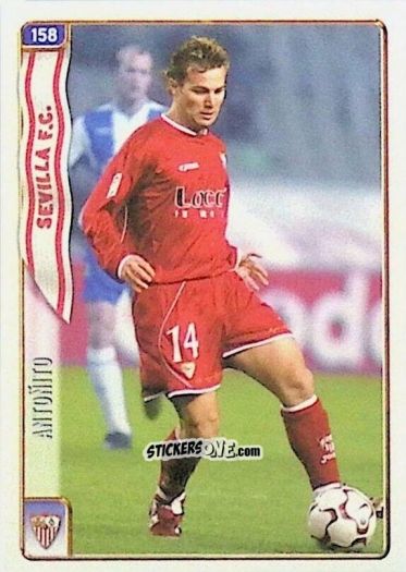 Sticker Antoñito - Las Fichas De La Liga 2004-2005 n. 158 - Mundicromo