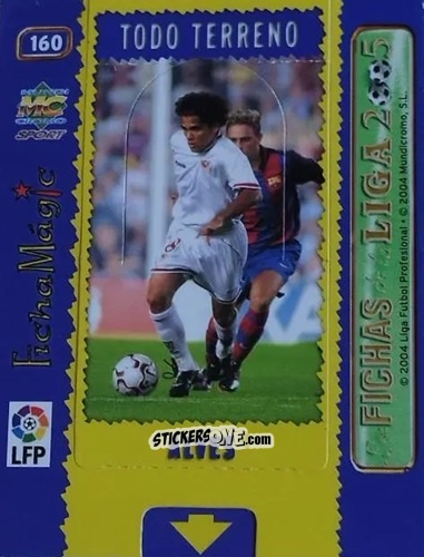 Figurina D.Alves - Las Fichas De La Liga 2004-2005 n. 160 - Mundicromo