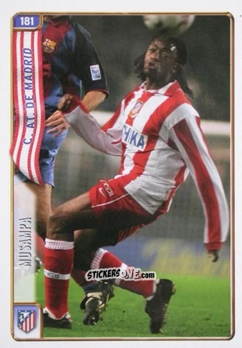 Sticker Musampa - Las Fichas De La Liga 2004-2005 n. 181 - Mundicromo