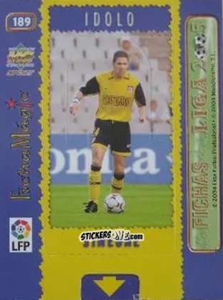 Sticker Simeone - Las Fichas De La Liga 2004-2005 n. 189 - Mundicromo
