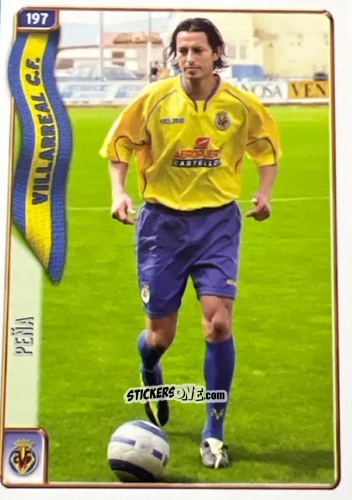 Cromo Peña - Las Fichas De La Liga 2004-2005 n. 197 - Mundicromo
