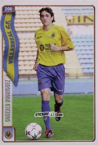 Sticker Gonzalo R. - Las Fichas De La Liga 2004-2005 n. 200 - Mundicromo