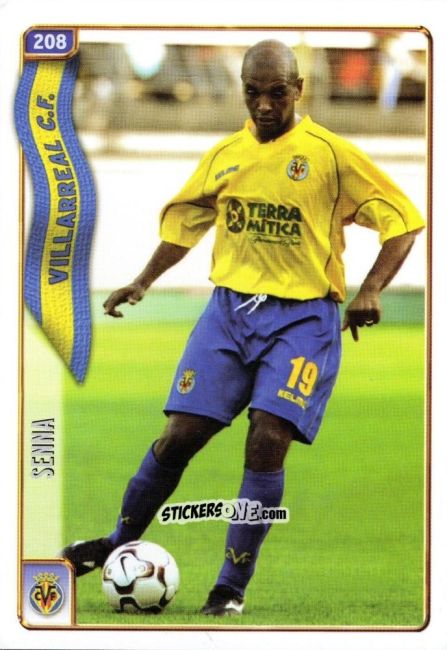 Figurina Senna - Las Fichas De La Liga 2004-2005 n. 208 - Mundicromo