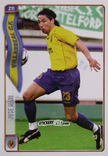 Sticker Jose Mari - Las Fichas De La Liga 2004-2005 n. 211 - Mundicromo