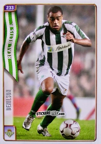 Cromo Denilson - Las Fichas De La Liga 2004-2005 n. 233 - Mundicromo