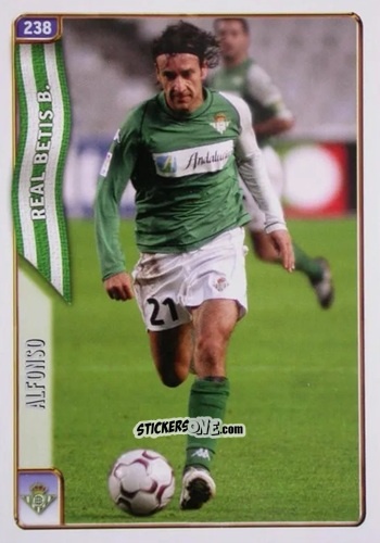 Cromo Alfonso - Las Fichas De La Liga 2004-2005 n. 238 - Mundicromo