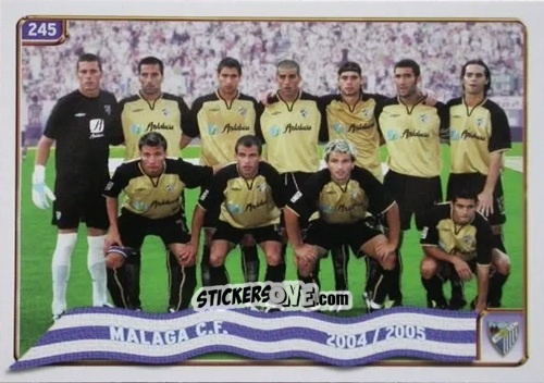 Figurina Plantilla - Las Fichas De La Liga 2004-2005 n. 245 - Mundicromo