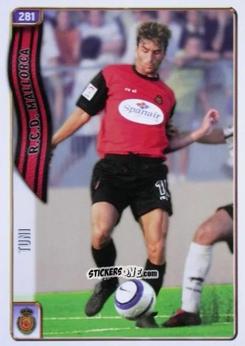 Figurina Tuni - Las Fichas De La Liga 2004-2005 n. 281 - Mundicromo