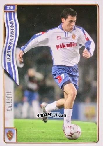 Sticker Galletti - Las Fichas De La Liga 2004-2005 n. 316 - Mundicromo