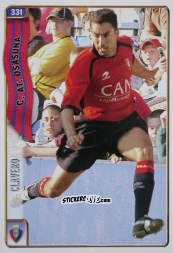 Sticker Clavero - Las Fichas De La Liga 2004-2005 n. 331 - Mundicromo