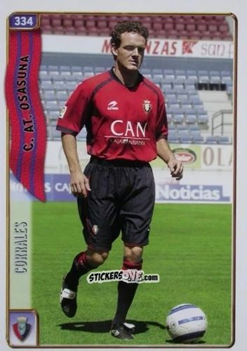 Figurina Corrales - Las Fichas De La Liga 2004-2005 n. 334 - Mundicromo