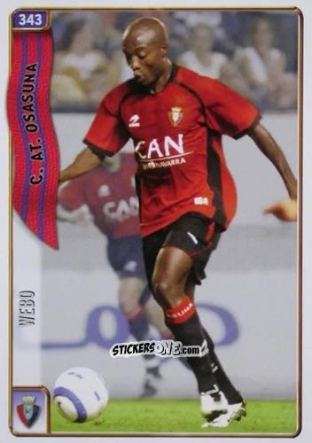 Figurina Webó - Las Fichas De La Liga 2004-2005 n. 343 - Mundicromo