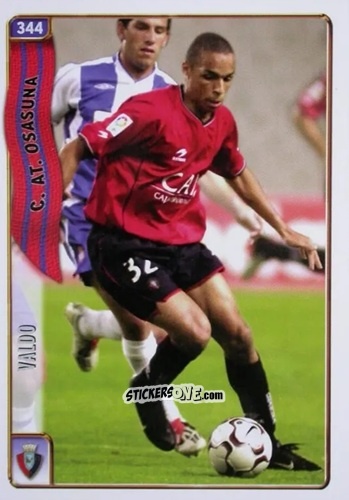 Figurina Valdo - Las Fichas De La Liga 2004-2005 n. 344 - Mundicromo