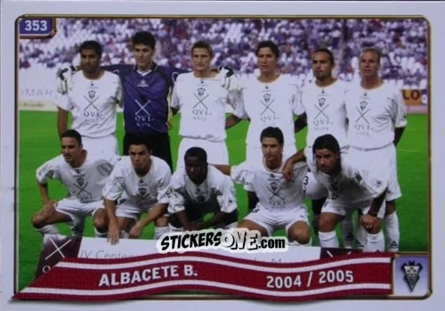 Figurina Plantilla - Las Fichas De La Liga 2004-2005 n. 353 - Mundicromo