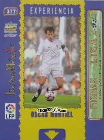 Cromo O.Montiel - Las Fichas De La Liga 2004-2005 n. 377 - Mundicromo