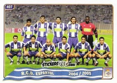 Cromo Plantilla - Las Fichas De La Liga 2004-2005 n. 407 - Mundicromo
