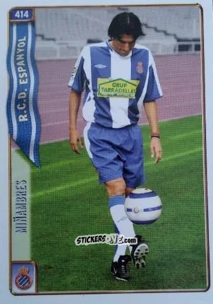 Figurina Miñambres - Las Fichas De La Liga 2004-2005 n. 414 - Mundicromo