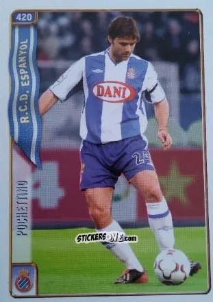Figurina Pochettino - Las Fichas De La Liga 2004-2005 n. 420 - Mundicromo