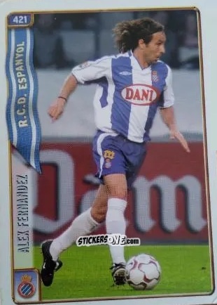 Figurina Alex Fernandez - Las Fichas De La Liga 2004-2005 n. 421 - Mundicromo