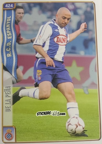 Figurina De la Peña - Las Fichas De La Liga 2004-2005 n. 424 - Mundicromo