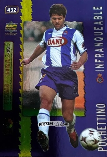 Figurina Pochettino - Las Fichas De La Liga 2004-2005 n. 432 - Mundicromo