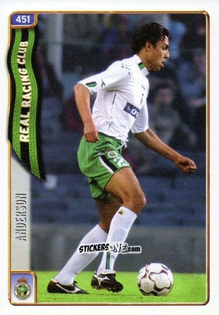 Figurina Anderson Silva De Franca - Las Fichas De La Liga 2004-2005 n. 451 - Mundicromo