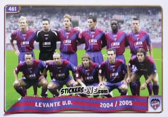 Cromo Plantilla - Las Fichas De La Liga 2004-2005 n. 461 - Mundicromo