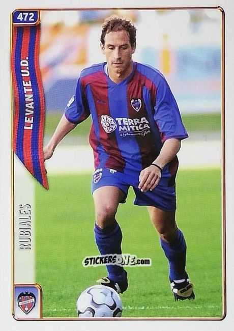 Sticker Luis Manuel Rubiales Bejal - Las Fichas De La Liga 2004-2005 n. 472 - Mundicromo