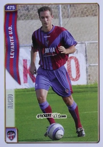 Figurina Nacho - Las Fichas De La Liga 2004-2005 n. 475 - Mundicromo