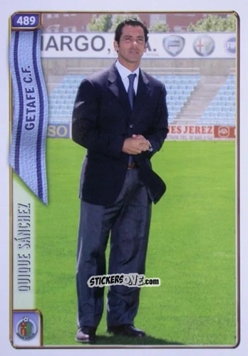 Cromo Quique Sanchez Flores - Las Fichas De La Liga 2004-2005 n. 489 - Mundicromo