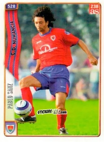 Figurina P. Sanz - Las Fichas De La Liga 2004-2005 n. 528 - Mundicromo