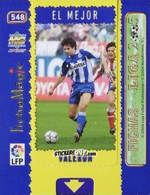 Cromo Valerón - Las Fichas De La Liga 2004-2005 n. 548 - Mundicromo