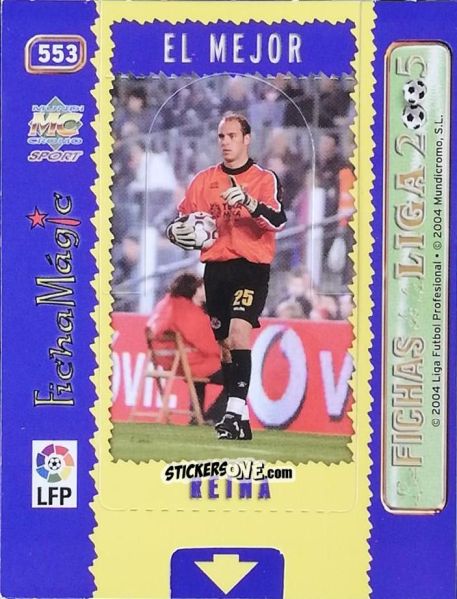 Figurina Reina - Las Fichas De La Liga 2004-2005 n. 553 - Mundicromo
