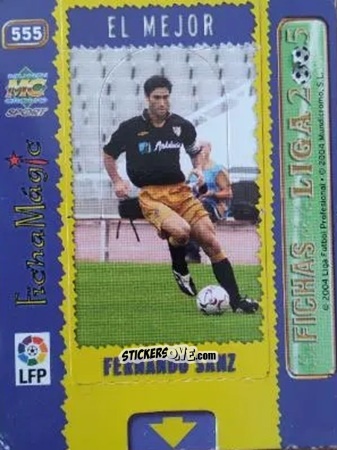 Sticker F. Sanz - Las Fichas De La Liga 2004-2005 n. 555 - Mundicromo