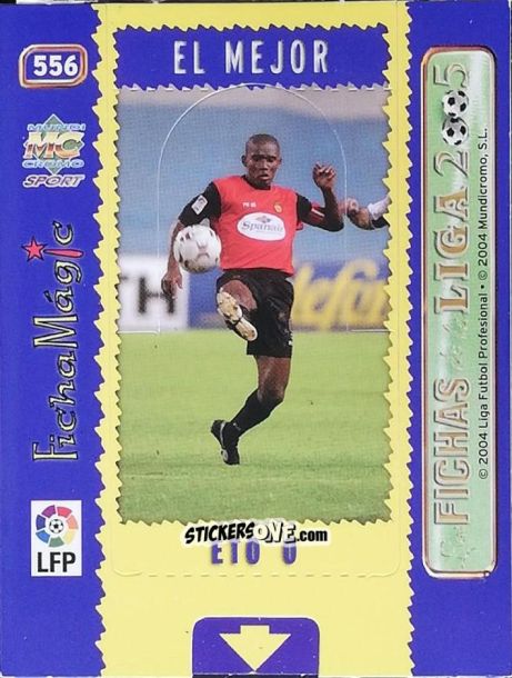 Sticker Eto'o - Las Fichas De La Liga 2004-2005 n. 556 - Mundicromo